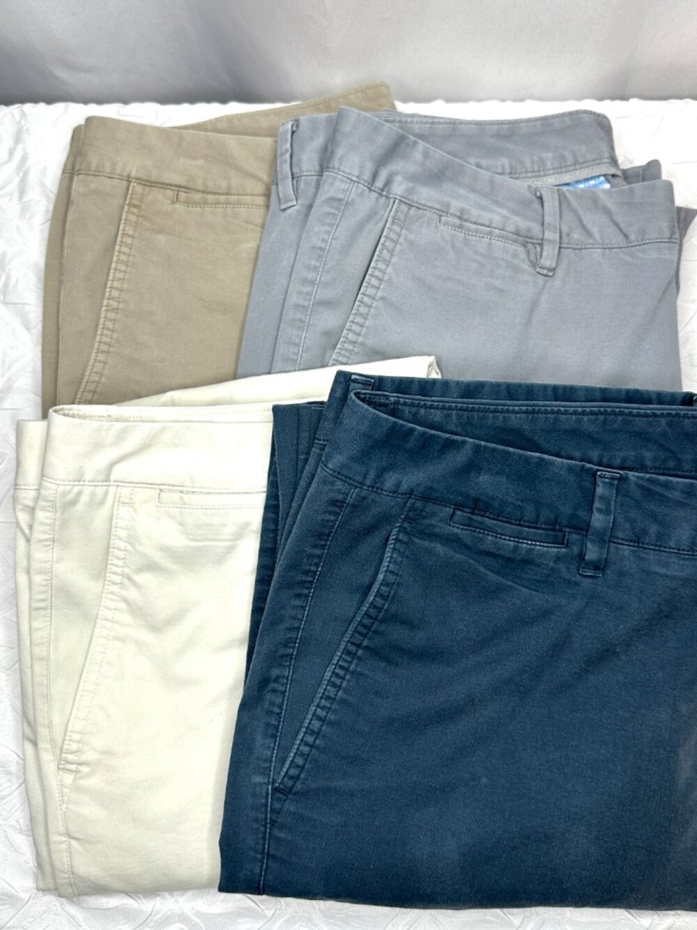 Bonobos Lot of 4 Lightweight Stretch Slim Chinos Size 34 Preppy Classic Workwear - Picture 13 of 13